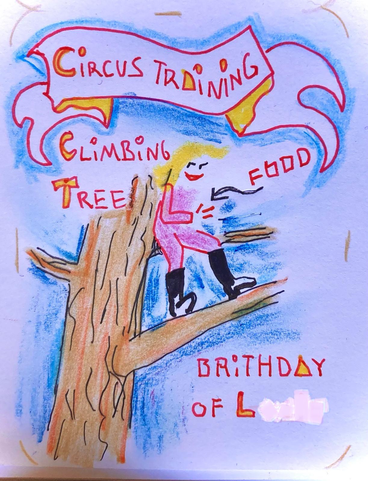 The Pirate Princess Climbing a Tree